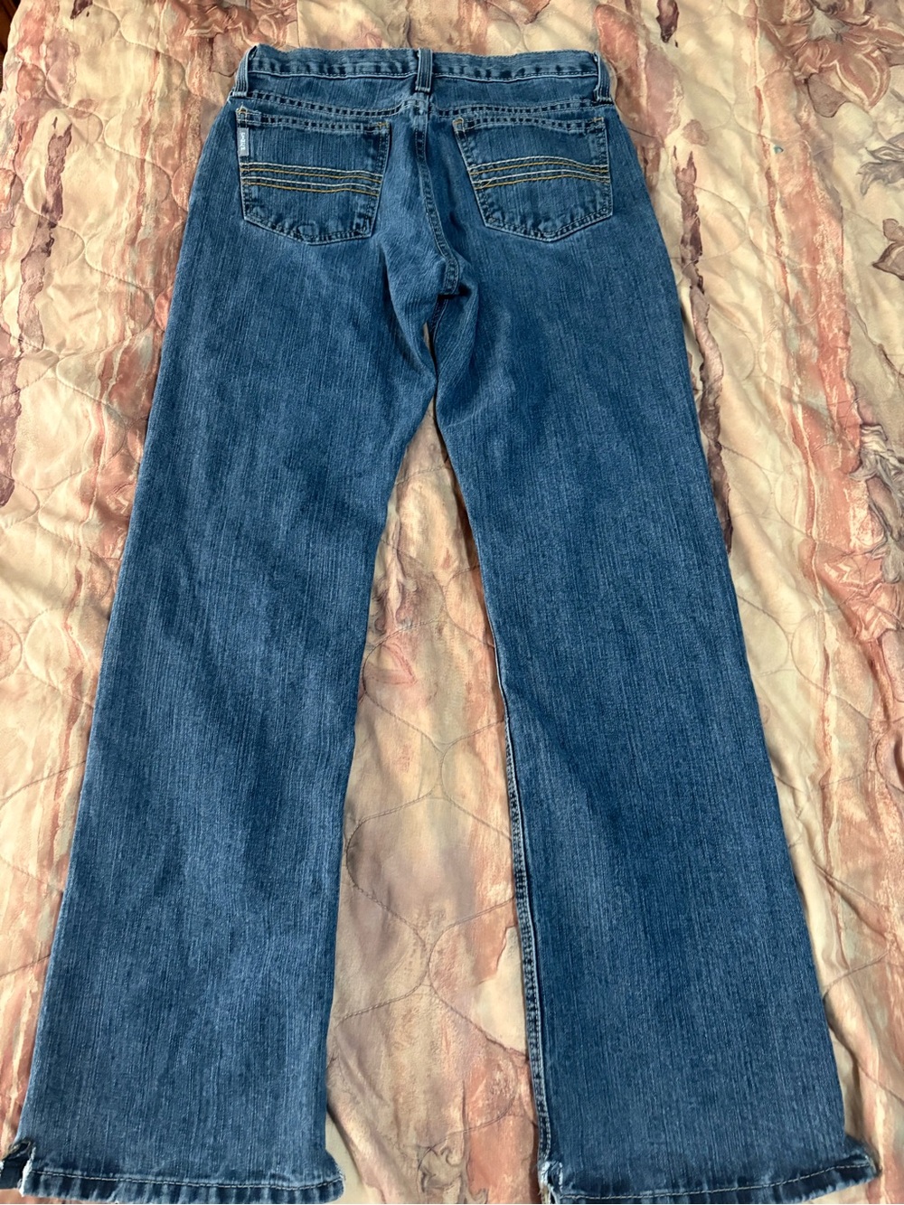 Mens blue denim cinch jeans 28x30 used